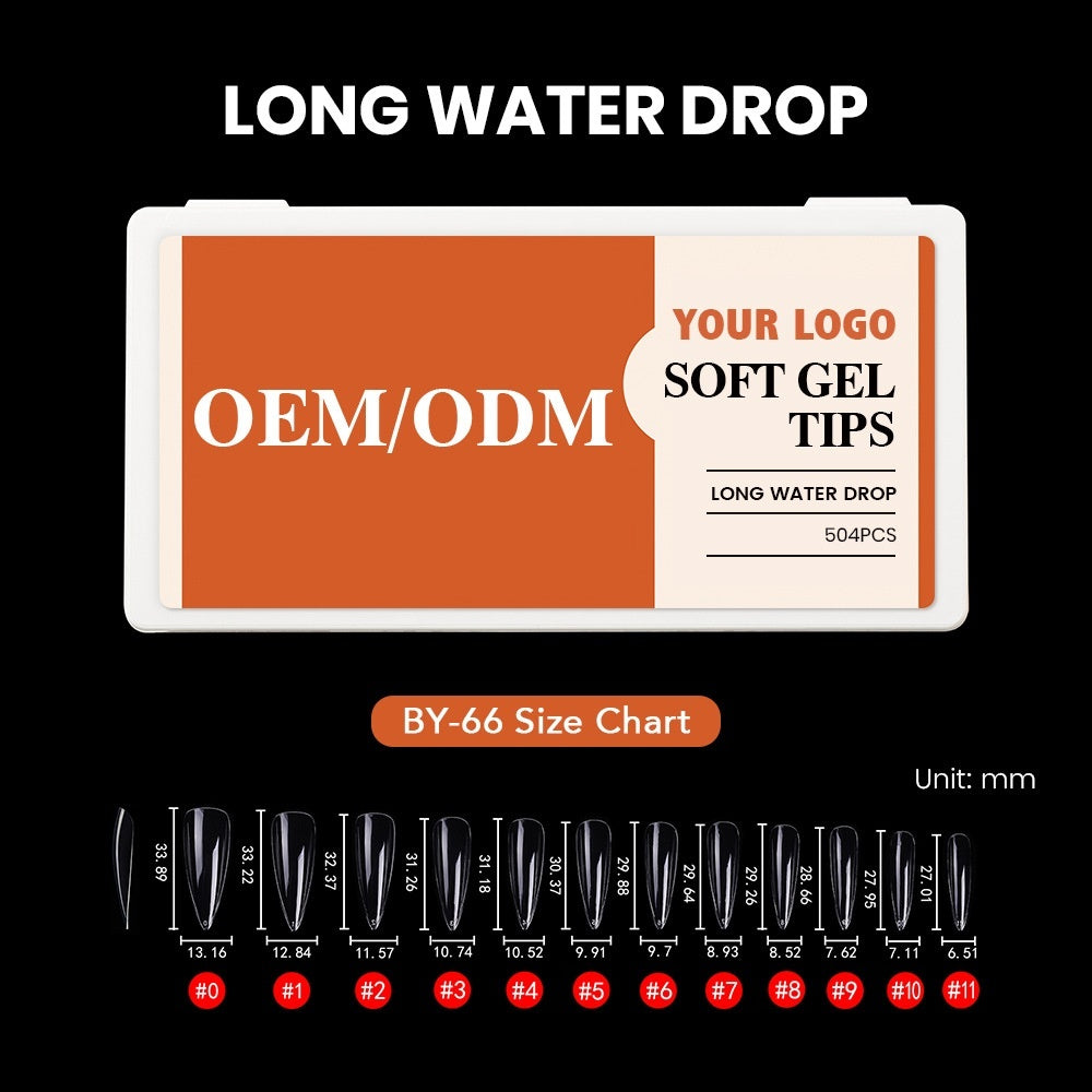 OEM/ODM Frosted Seamless Nail Tip Boxed Multiple Options