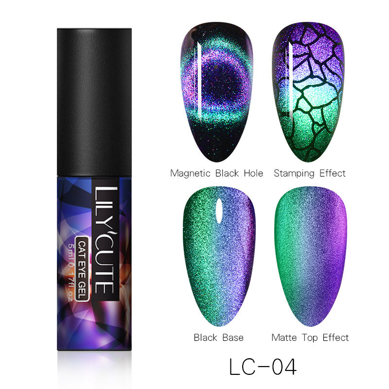 Lilycute Magic Wide Cat Eye Nail Polish