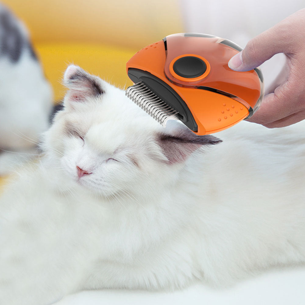 Three in one pet comb brush