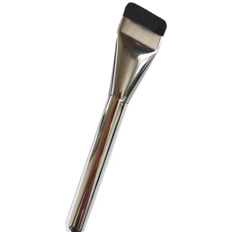 One-line Powder Foundation Brush Flat Head Flawless Bare Skin Base Makeup Brush Thin Seamless Concealer