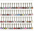 30 different models of grease tongue nail set stainless steel tongue nail rod tongue nail body puncture