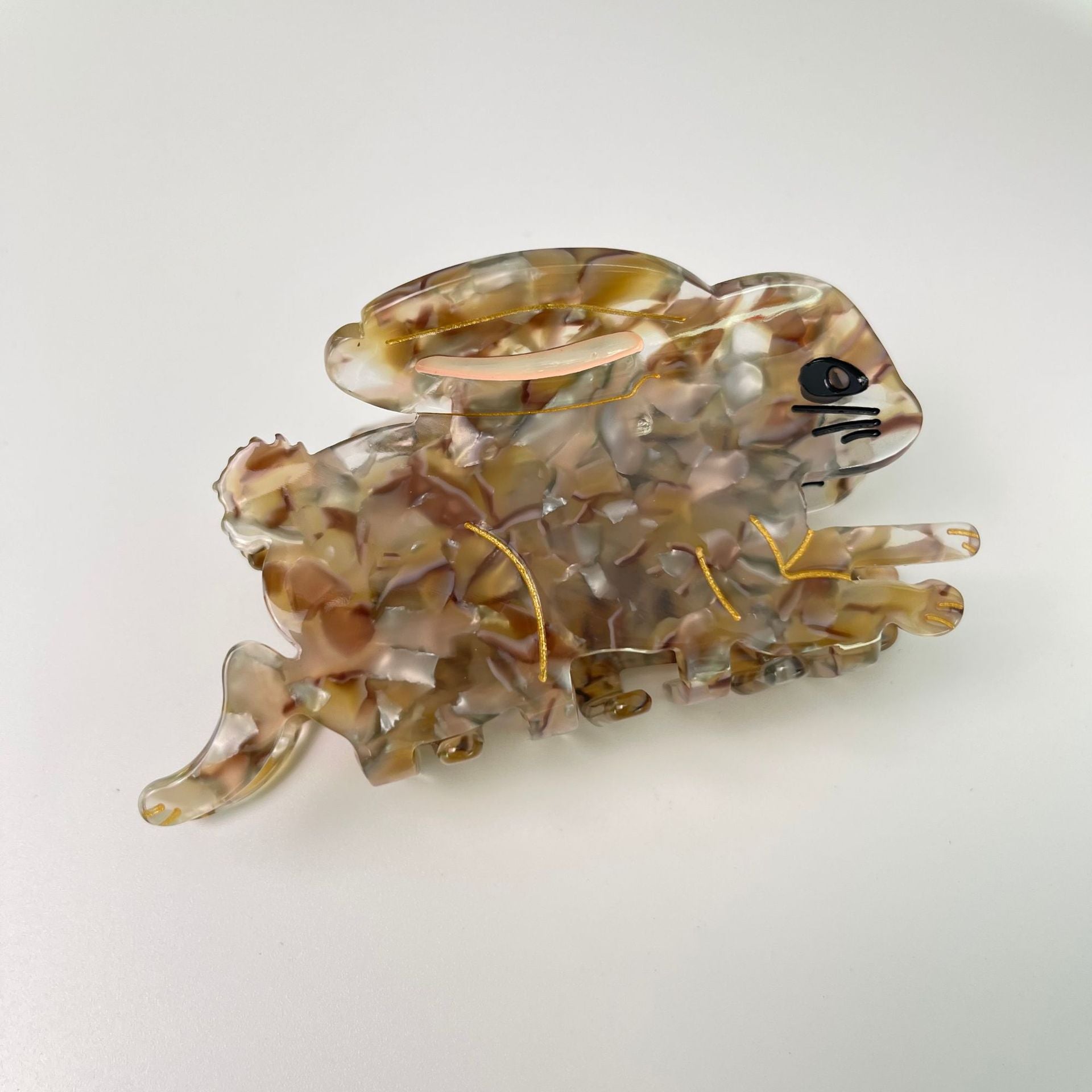 Cute Acetate Rabbit Clip Barrette