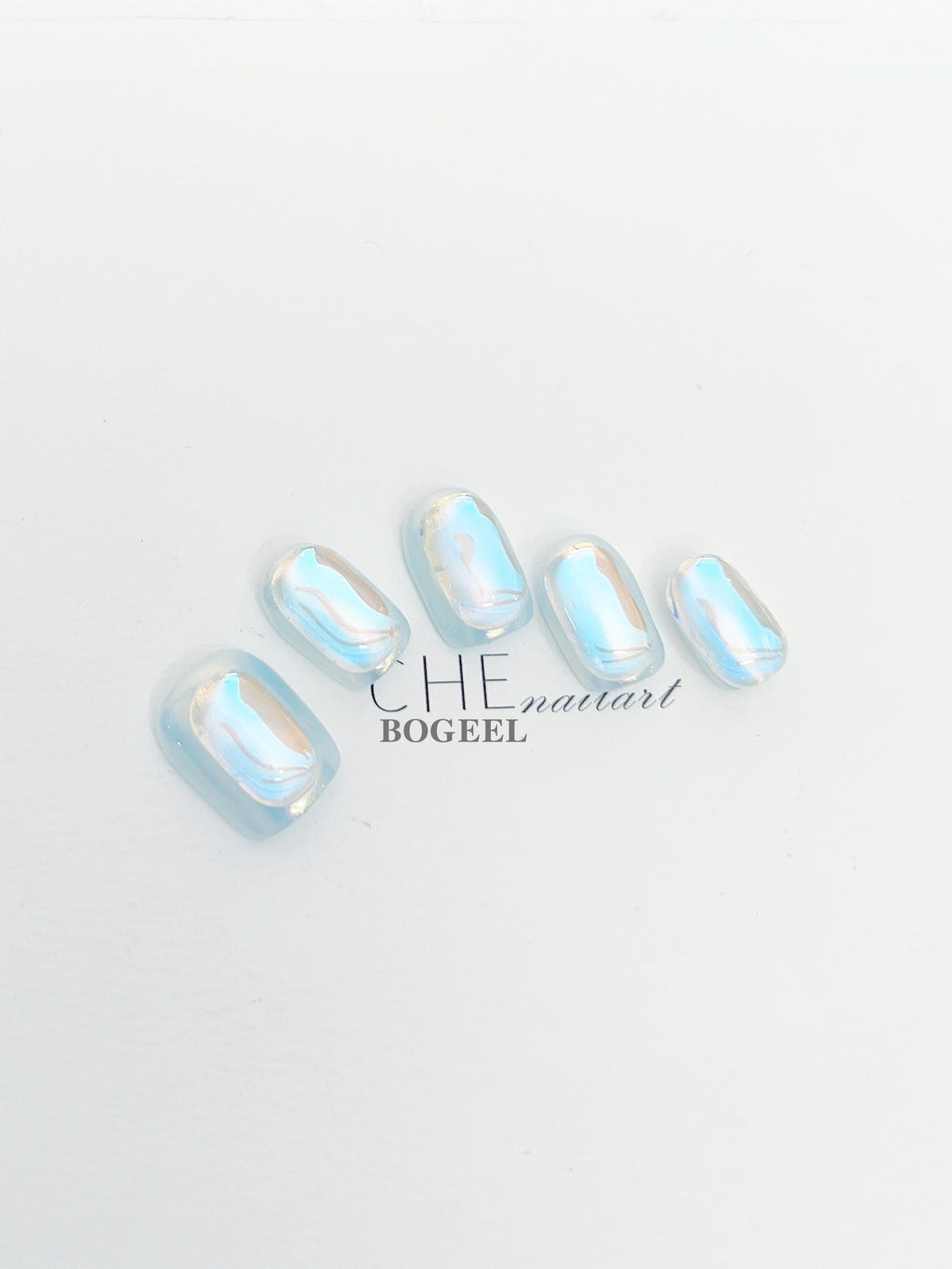 Chenailart Bogeel Ice Blue Personality Handmade Wear Armor