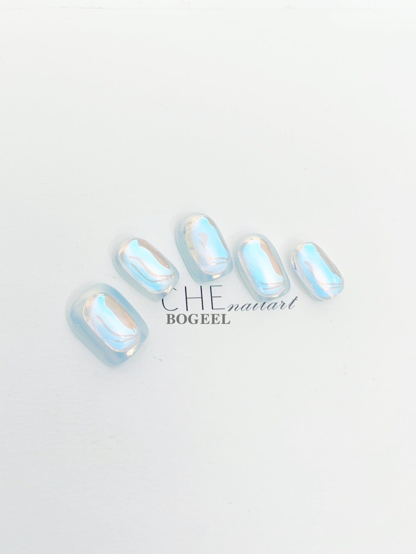 Chenailart Bogeel Ice Blue Personality Handmade Wear Armor