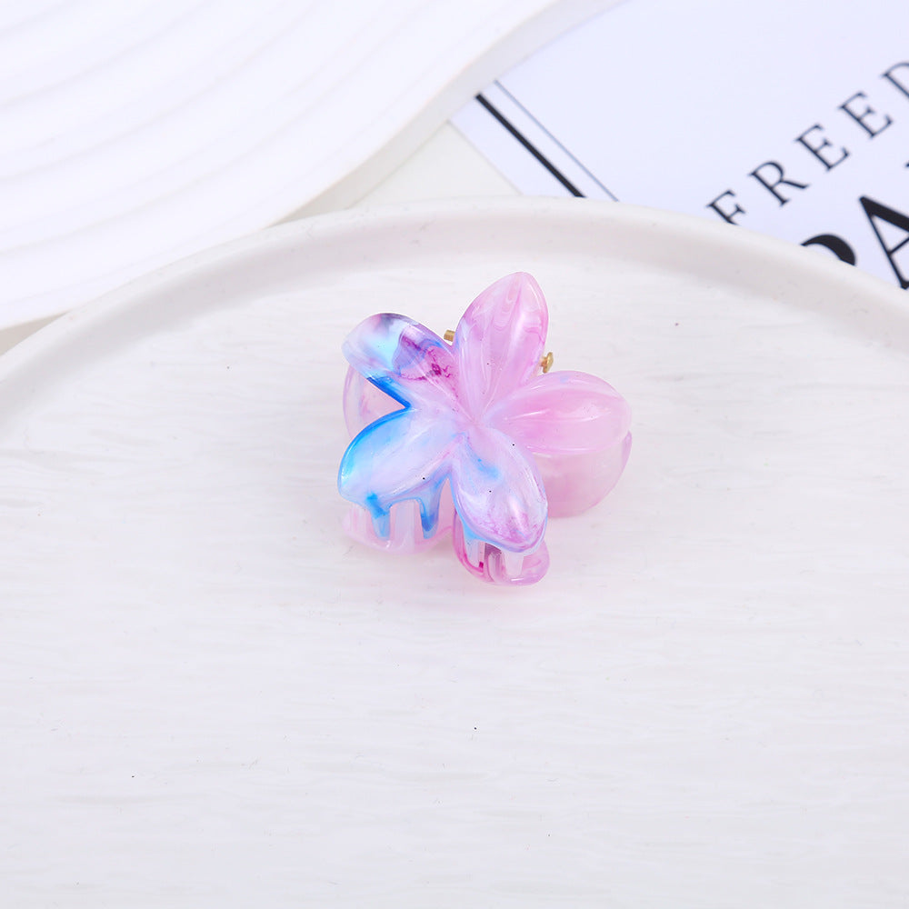 Bauhinia  Grip Korean Sweet Ponytail Clip Small Hair Grip
