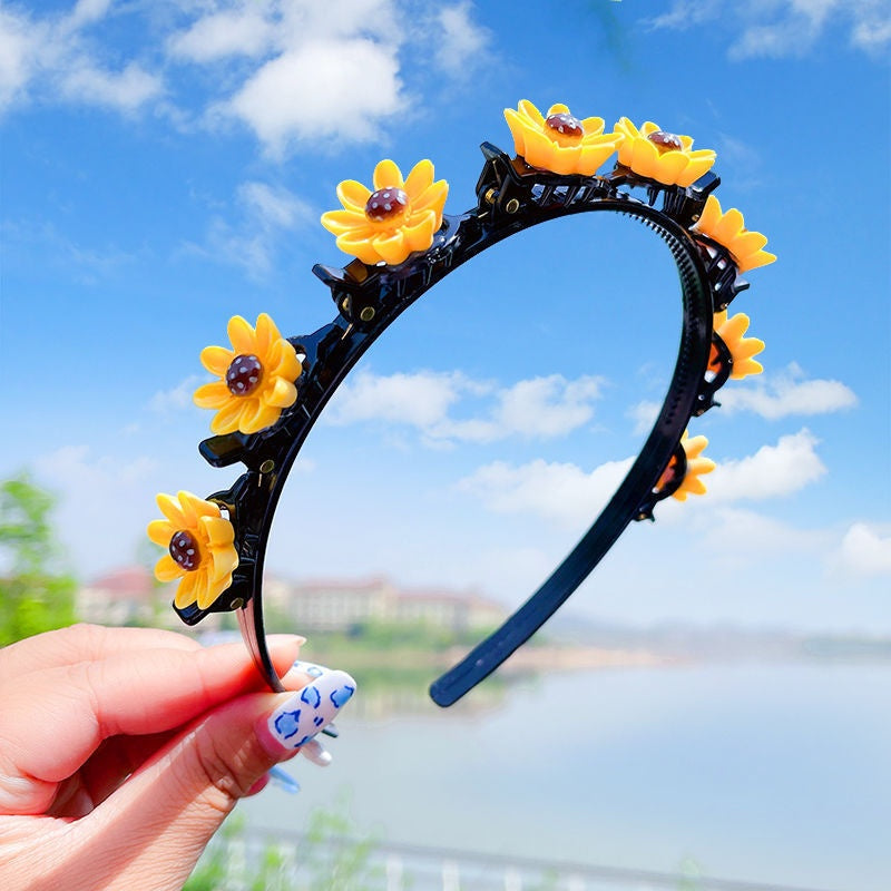 Girls' Clip Hair Accessories Crushed Hair Headband