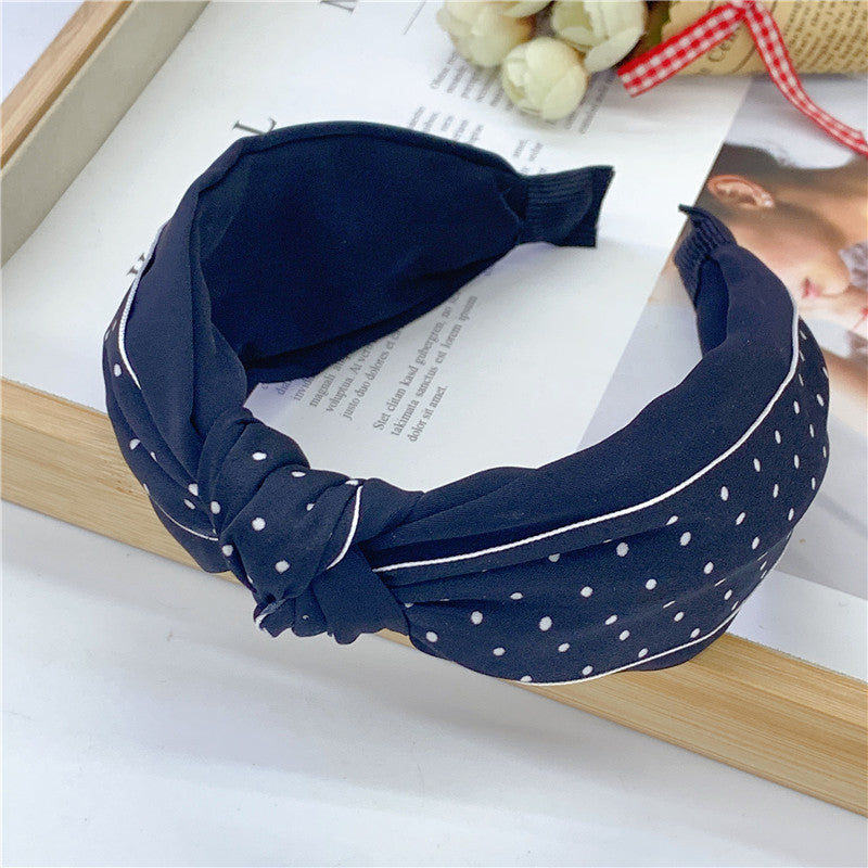 Sweet Little Bit Knotted Middle Knot Simple Fabric Headband