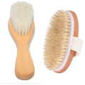 Baby hairdressing wood comb wool bath brush