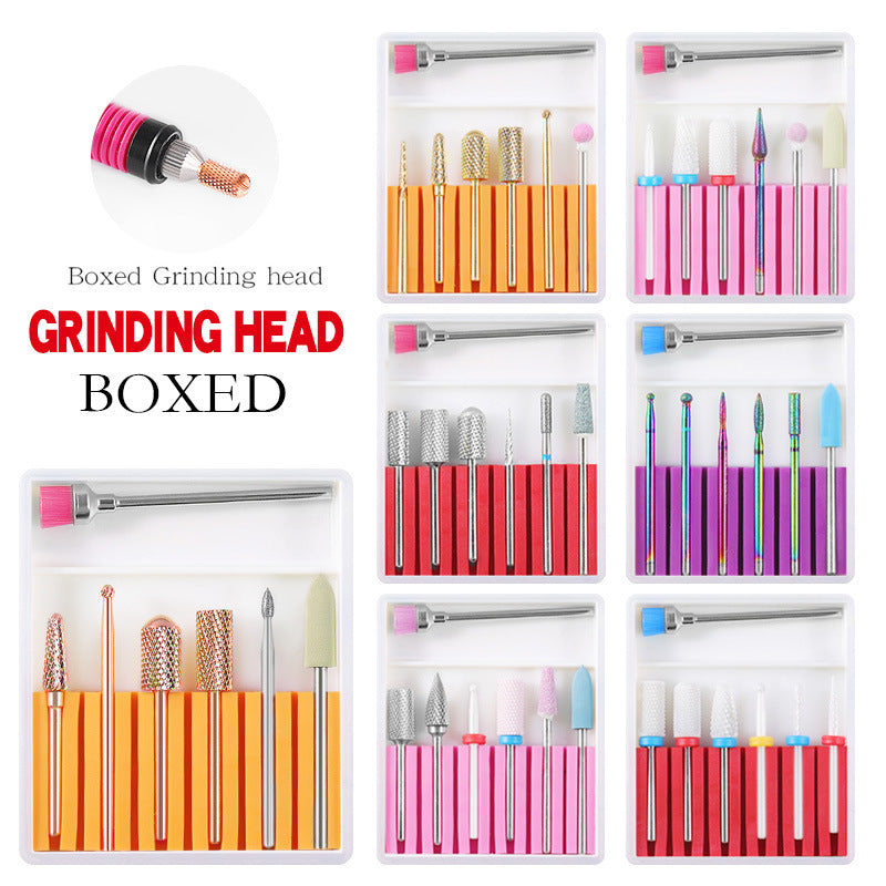 Grinding Head Nail ceramic tungsten steel alloy polishing head set