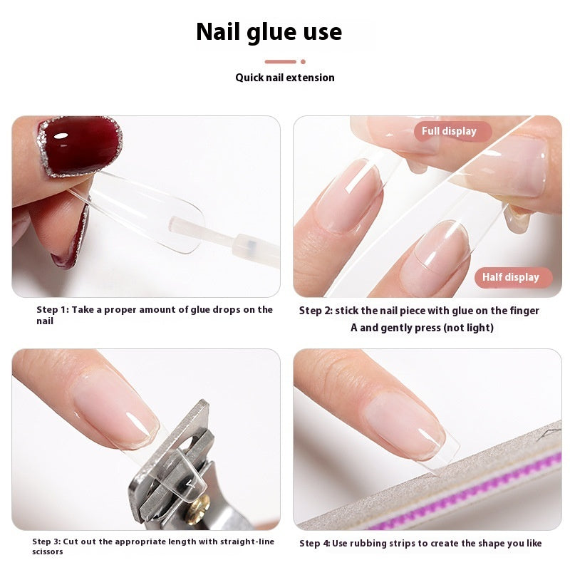 Nail Tip Glue Rhinestone Baking-free Nail Glue Strong And Long-lasting