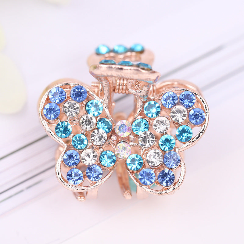 Fashion new alloy rhinestone hairpin colorful