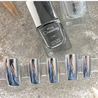 Misscheering Mirror Silver Nail Polish Base Coat Manicure Nail Treament