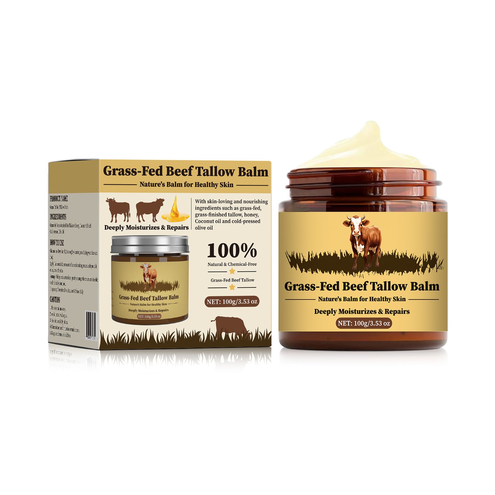 Tallow Moisturizing Cream Replenishment Skin