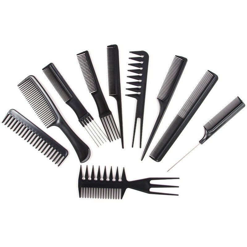 10-piece hair comb