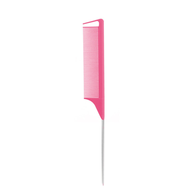 Metal Handle Updo Steel Needle Tail Comb