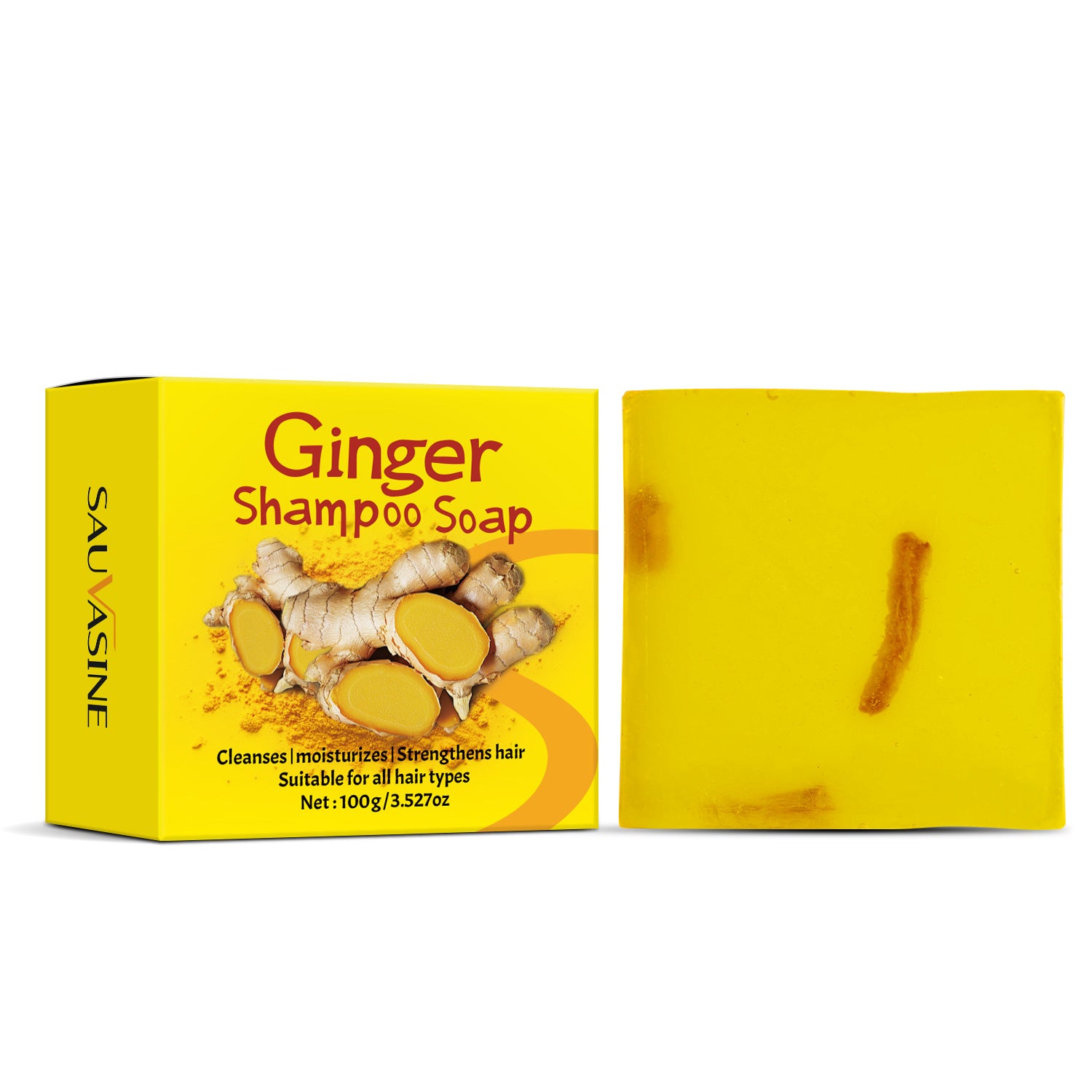Sauvasine Ginger Shampoo Soap Hair Care