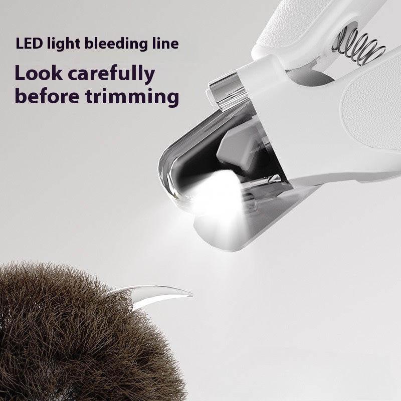Led Light Cat Anti-blood Position Nail Piercing Device