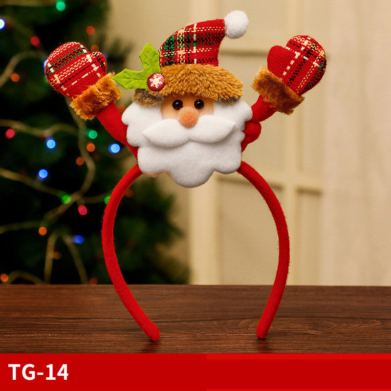 Adult Children Non-woven Fabric Small Antler Bell Headband