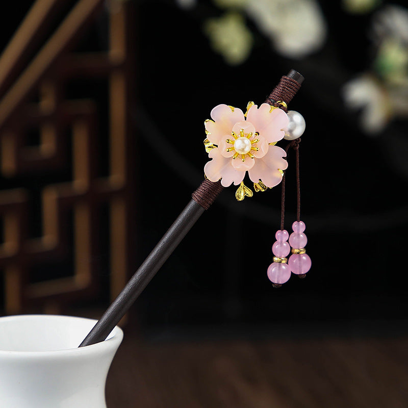 Ebony Hairpin Cheongsam Hanfu Tassel