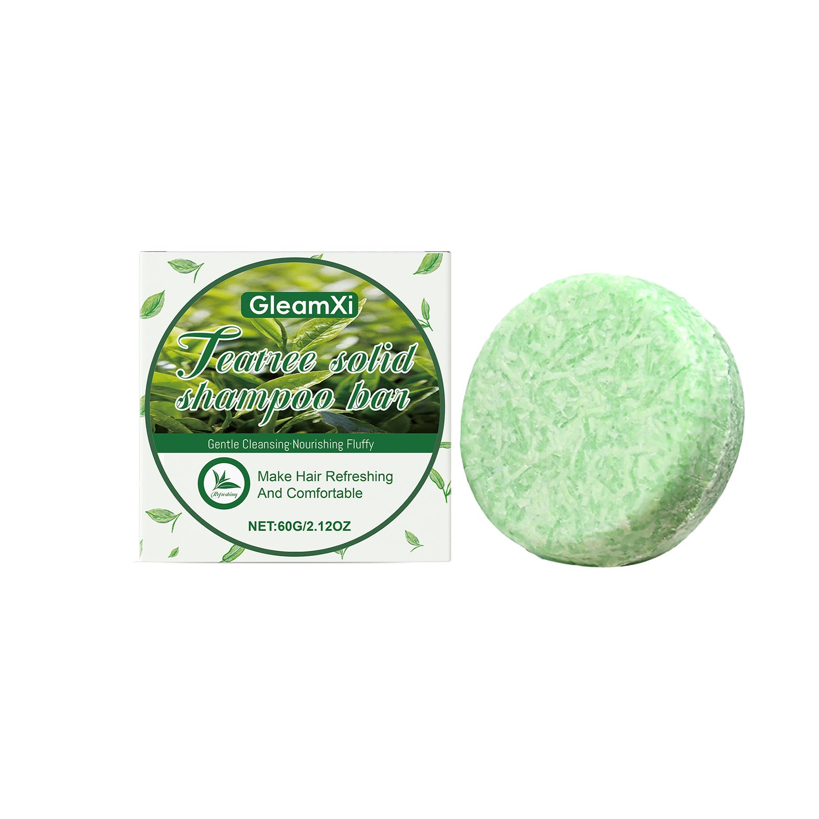 GleamXi Tea Tree Solid Shampoo Bar