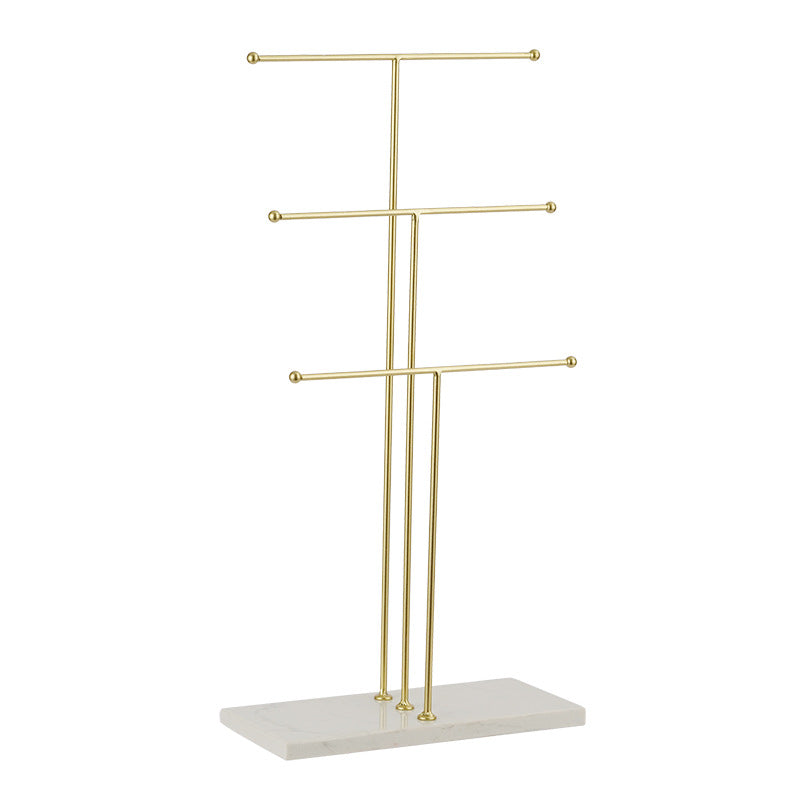 Marble Foundation 3T Jewelry Display Stand