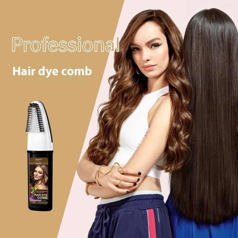 Black Wine Red Brown Easy Coloring Comb