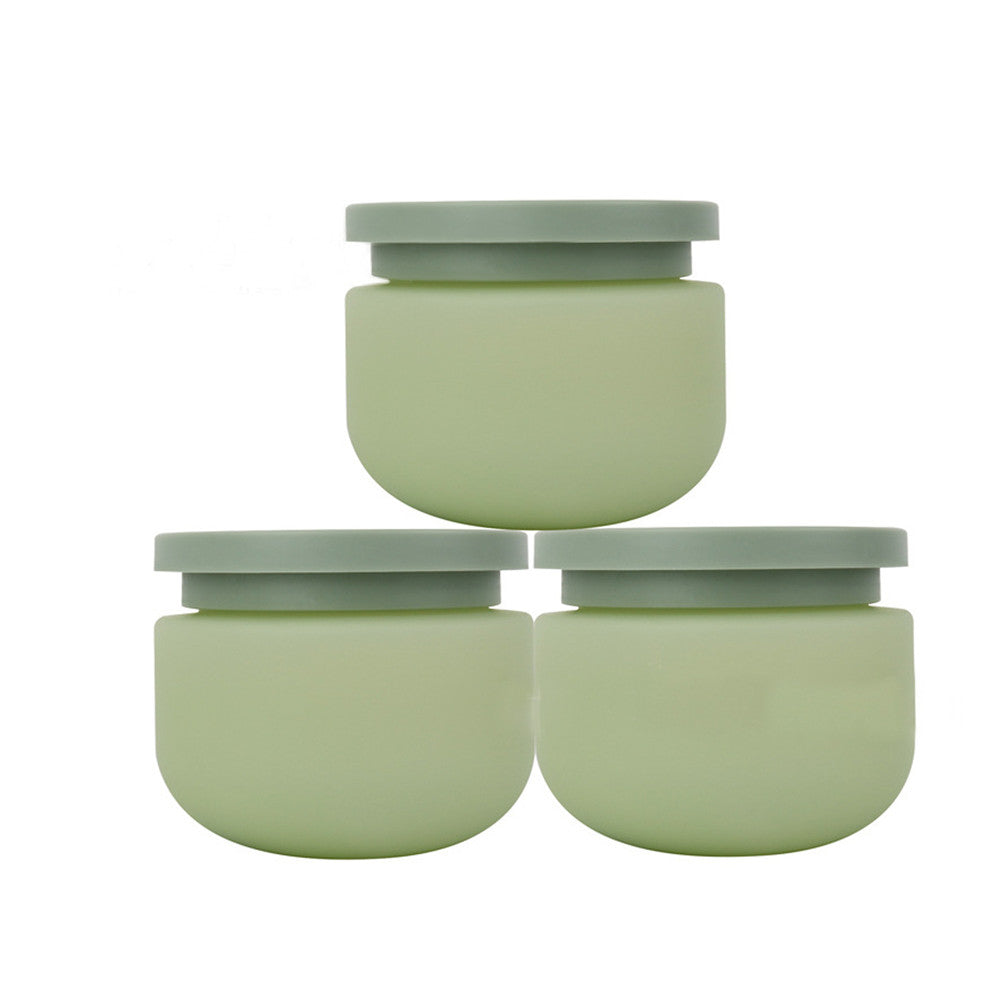 Cream Hair Mask Scrub Bottle Turquoise Matte