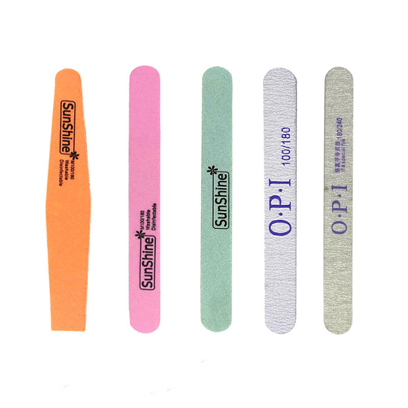 Sunshine O. P. I. Nail Polishing Tool Set Nail Rubbing Strip File Sanding Strip