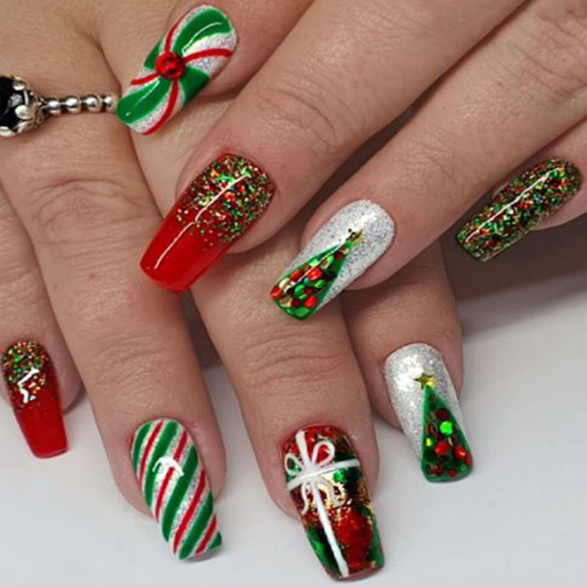 New Nail Beauty SMD Snowflake Christmas Style