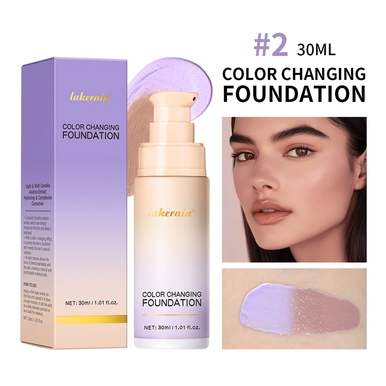 Discoloration Liquid Foundation Concealer Long-lasting Natural