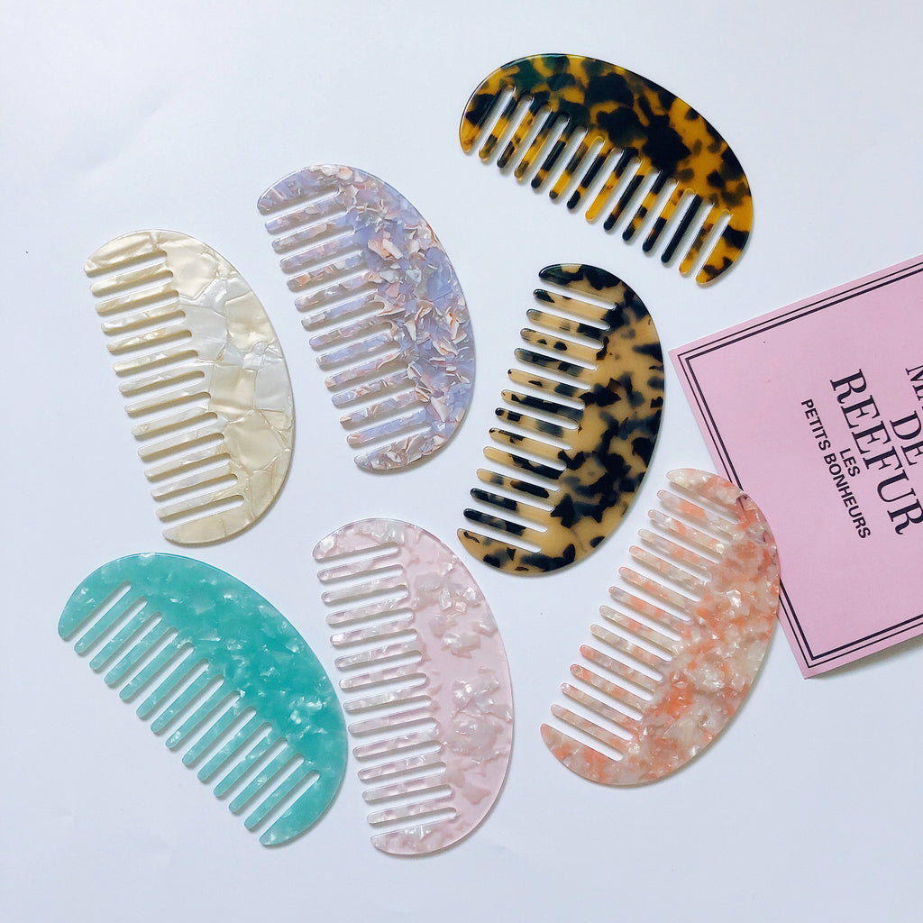 European And American Fashion Acetic Acid Sheet Anti-static Comb