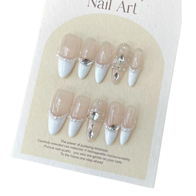 Handmade Wear Nail Barlow Pearl Detachable