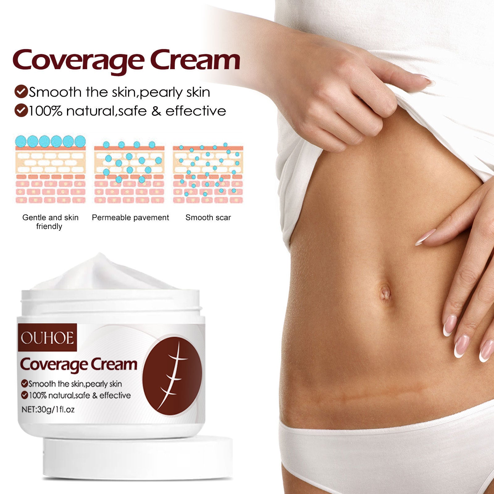 Fade Skin Scar Repair Neck Cream