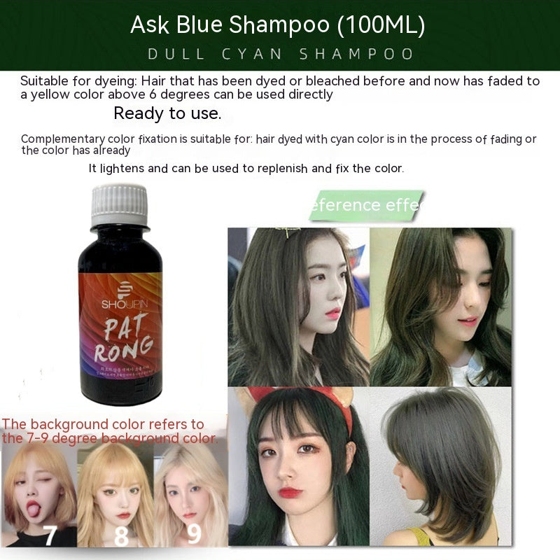 Shoupin Blue Hair Care Shampoo