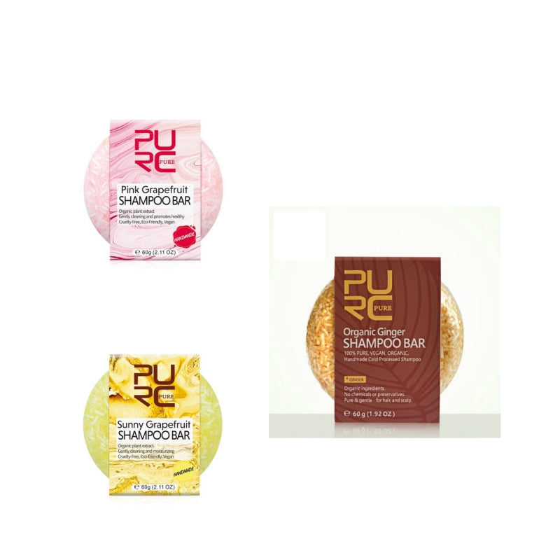 PURE Shampoo hand extracting hair care soap