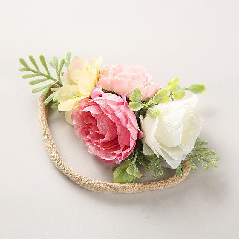 Children's Bohemian Flower Headwear Three-dimensional Splicing