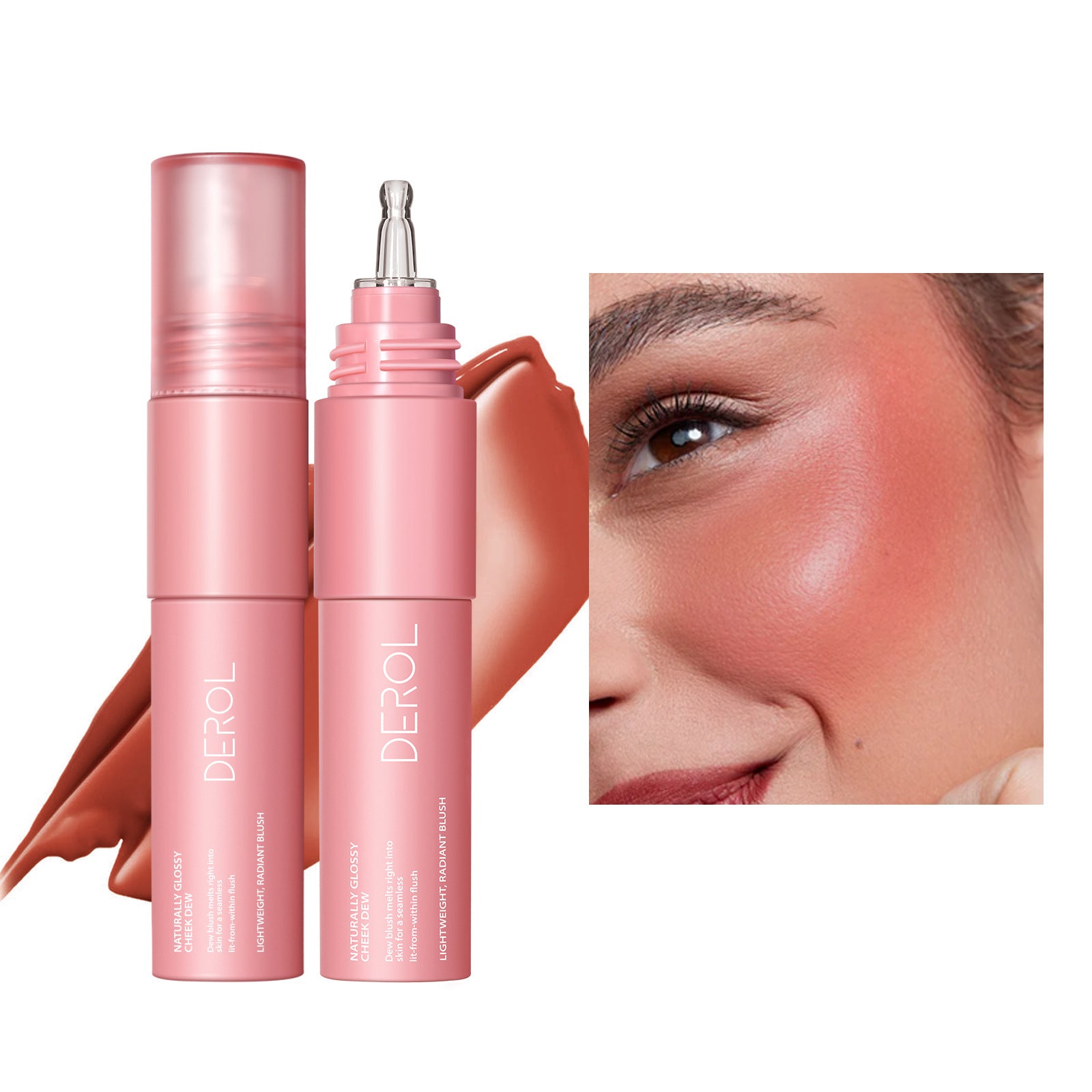 Derol Liquid Blush Moisturizing Clothing Paste Light And Transparent