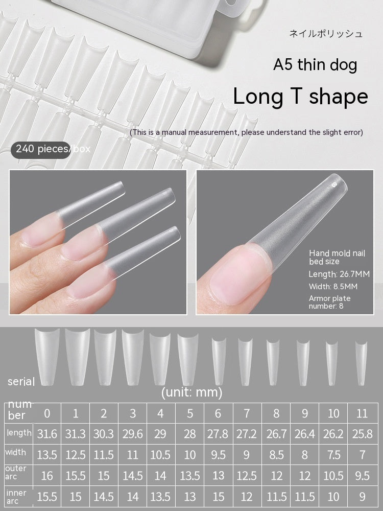 Nail Art Carving-free Grinding Long Trapezoid