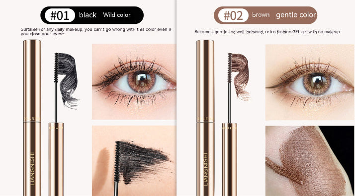 Everlong Mascara Fine Bruch Head Naturally Waterproof Sweat-proof