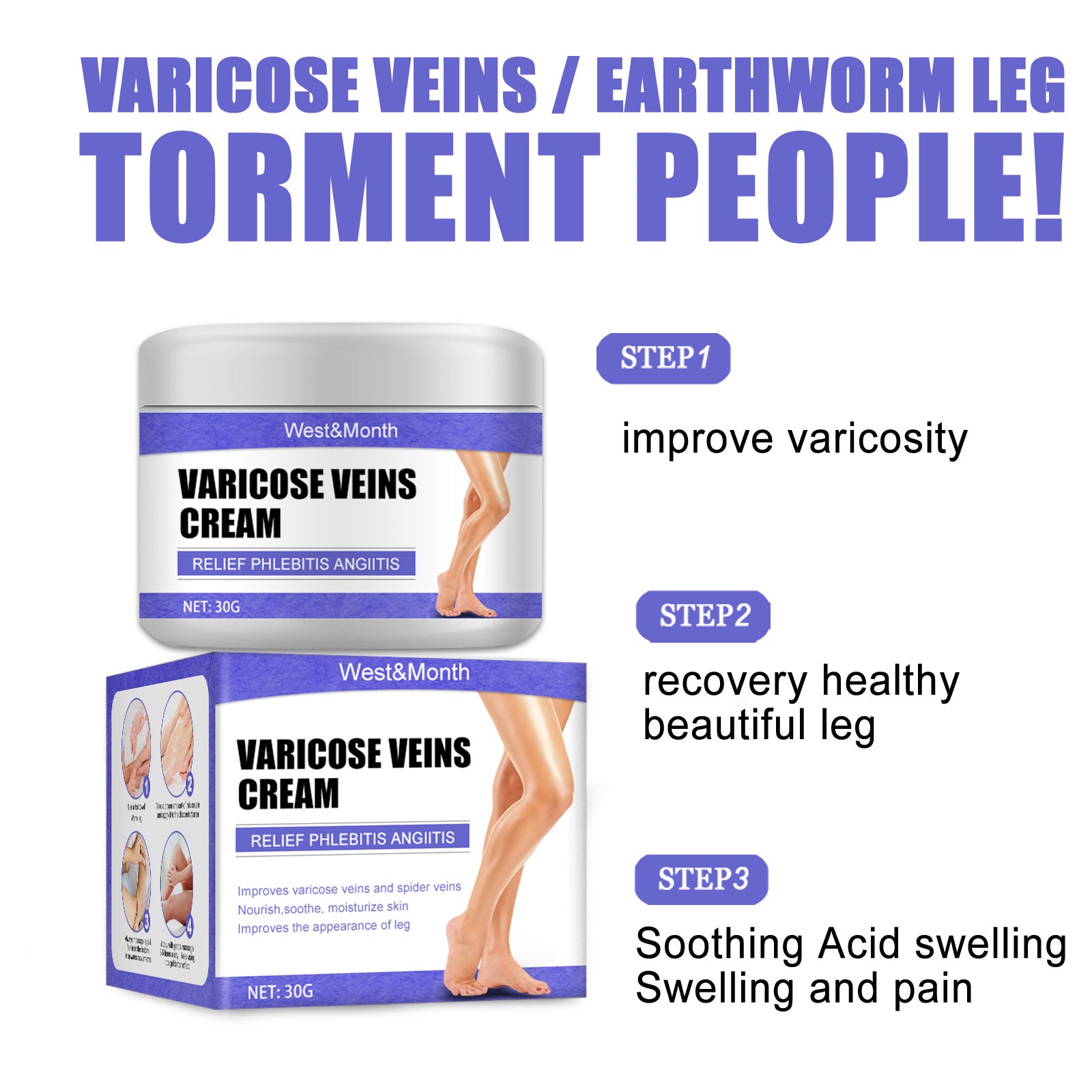 Vein Repair Cream Blue Vein Painful Legs