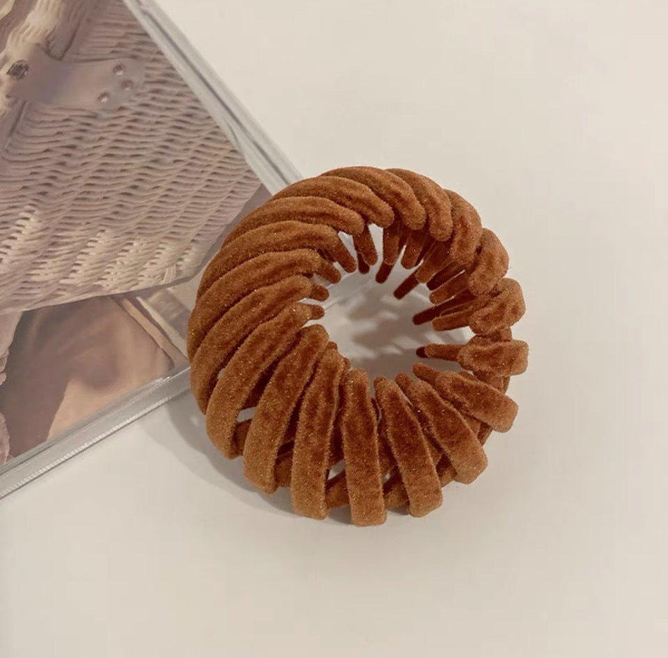Maruko Hair Ornaments Bird's Nest Hair Tie Lazy Hairpin
