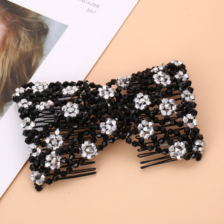 20-tooth Beaded Electroplated Hair Iron Comb