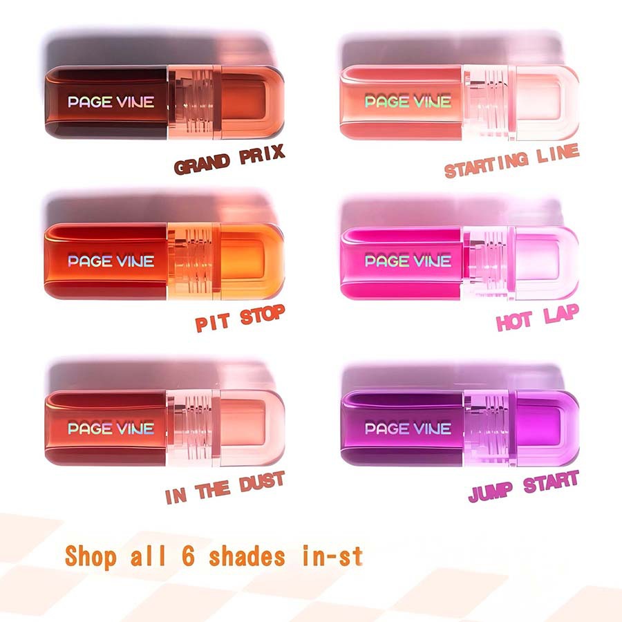 PageWine Liquid Blush Highlight Dual-use Lip Lacquer Color Rendering