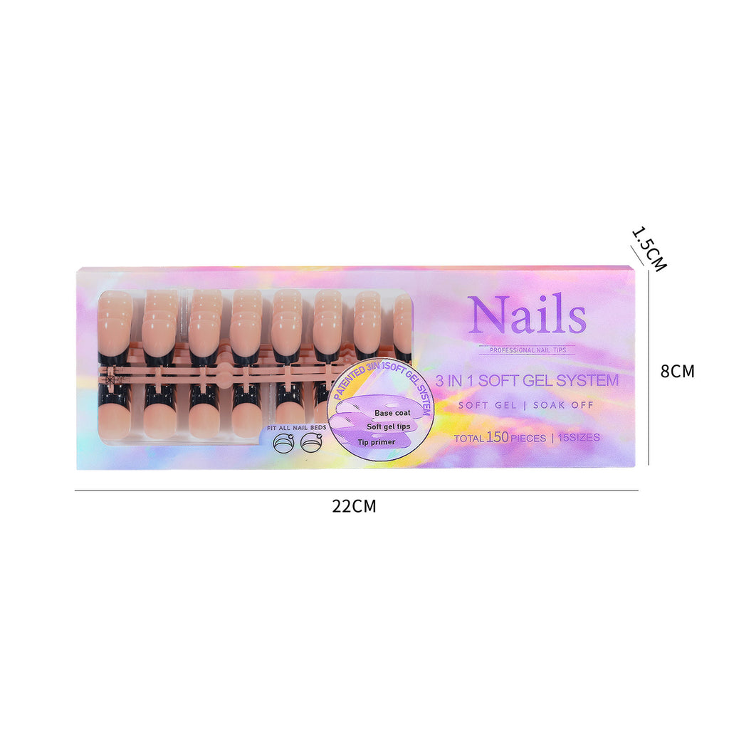 Nail Coffee Black New Seamless Wear Nail Removable Nail Beauty Nail Patch