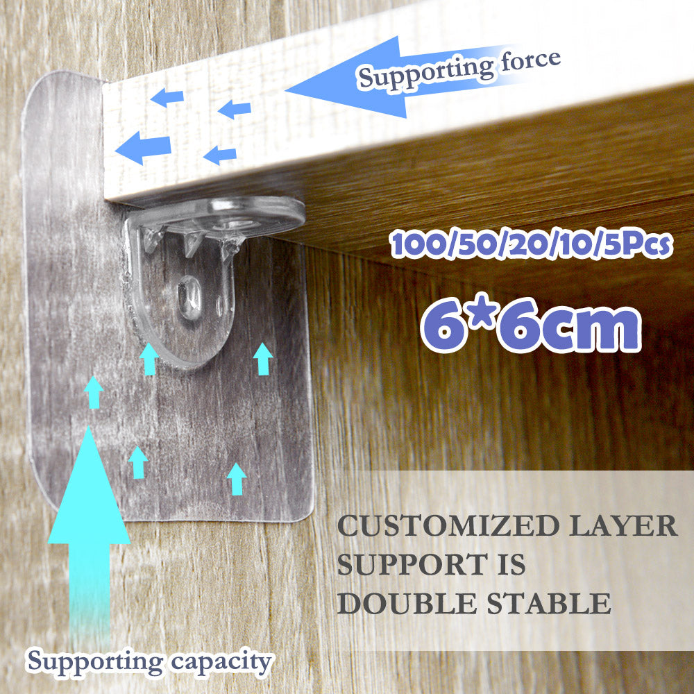 Partition Nail Wardrobe Nail-free Fixing Bracket