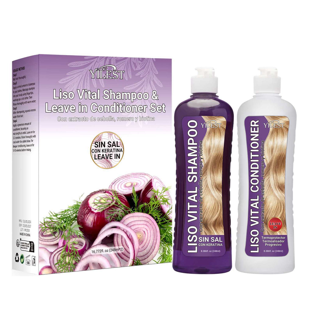 YILEST Purple Onion Smoothing Vitality Shampoo Suit