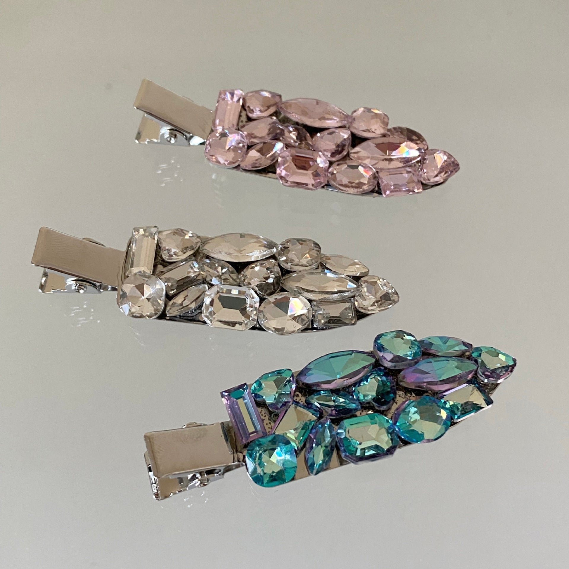 Super Shiny Exquisite Bang Clip Full Rhinestone Zircon Seamless Broken Hair