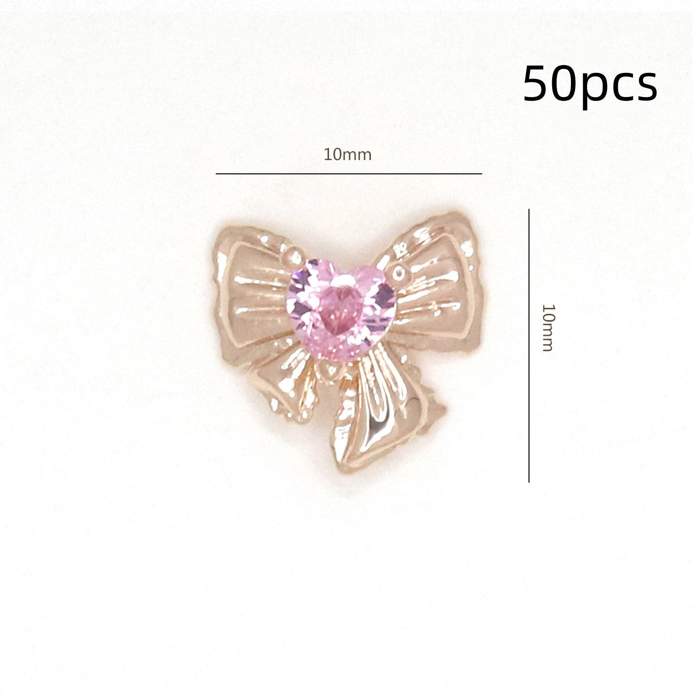 Climate Flowers Bow Zircon Nail Ornament Zircon