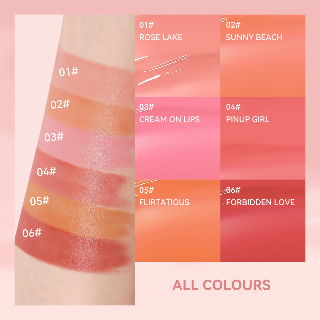 Royues Natural Rouge Powder Easy Color Lip Cheek Blush