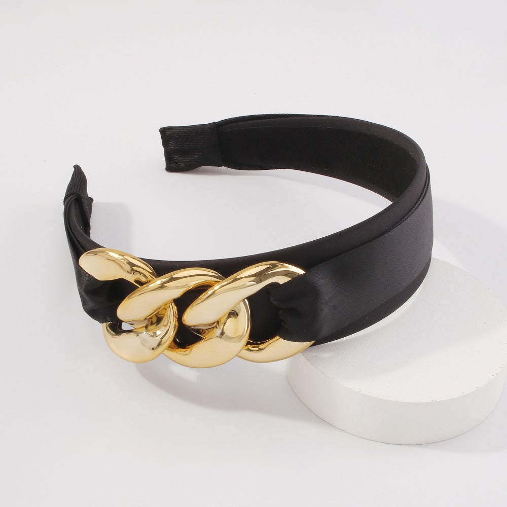 Alloy Braided Fabric Personality Retro Temperament New Headband